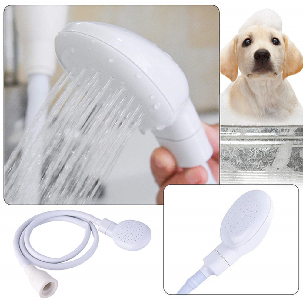 Experience Stress-Free Pet Bathing with Our Quick-Connect Grooming Shower Head